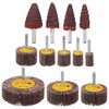 WENORA 12 Pcs Flap Wheel Sander Set, 1/4”Shank Flap Sander