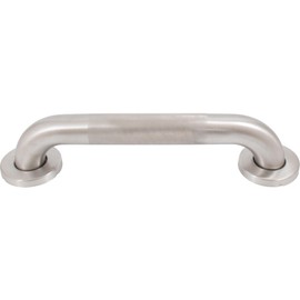 Stone Harbor Hardware Knurled Grab Bar, 12 Inches, 1-1/2" Diameter, 1-1/2" Wall Clearance, Concealed Screws, Satin Stainless Steel