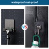 Diesisa Razor Holder for Shower + Adhesive Wall Hooks, Premium