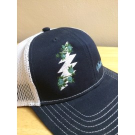 Custom Grateful Dead Adjustable Hat 13 Point Lightning Bolt Stella Blue NEW!!