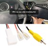 VGOL 2Pcs 4Pin Car Reverse Camera Retention Wiring Harness Connector