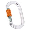 Locking Carabiner Clip Aluminum Alloy Oval Locking Heavy Duty Carabiner