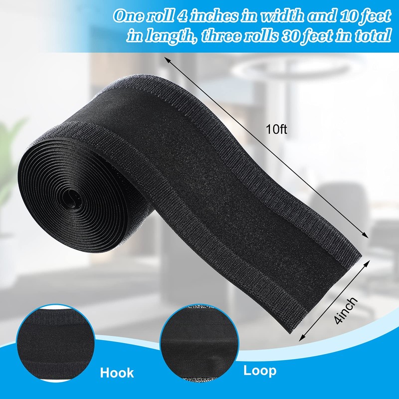 WILLBOND Carpet Cord Cover Cable Protector Floor Cover Cable Protector