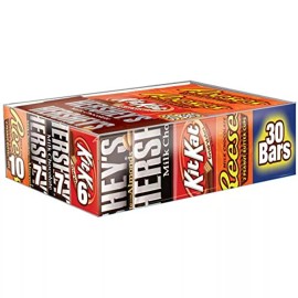 Assortment HERSHEY's Variety Pack, Milk Chocolate, Milk Chocolate with Almond Bars,