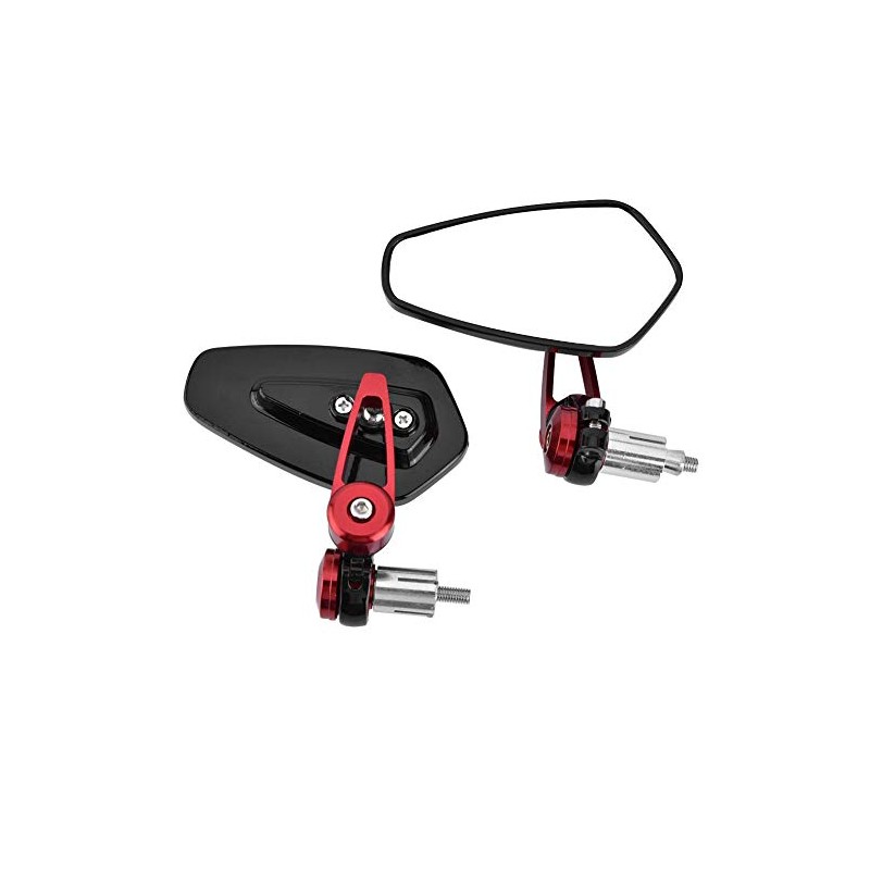 Bar End Rearview Mirrors, Side Mirrors, Aluminum Alloy Universal for
