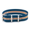 VARIO Twill Woven Nylon Blue, White, Orange Stripes Premium Replacement