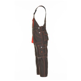 Planam 6122146 Size 146/152"Junior" Dungarees - Olive/Orange