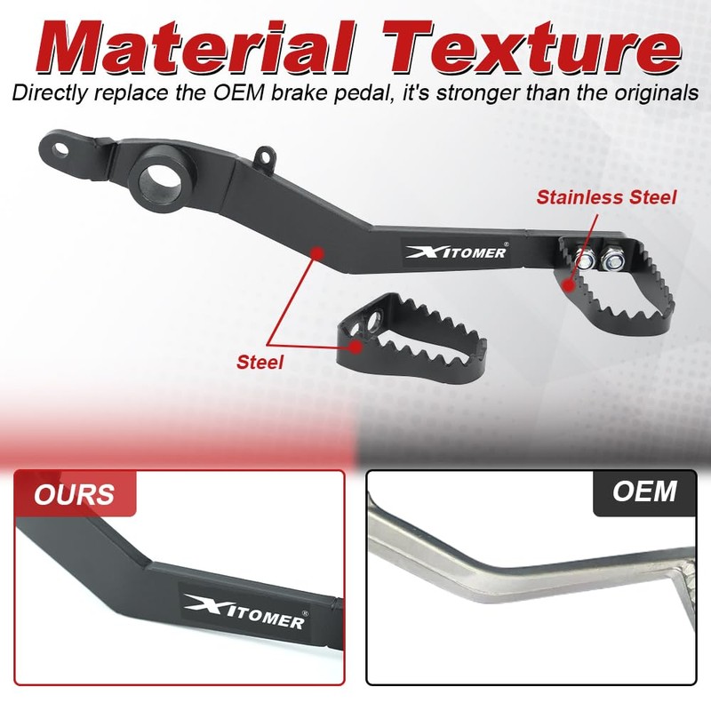 xitomer Rear Brake Pedal Foot Lever Compatible with V-Strom 650