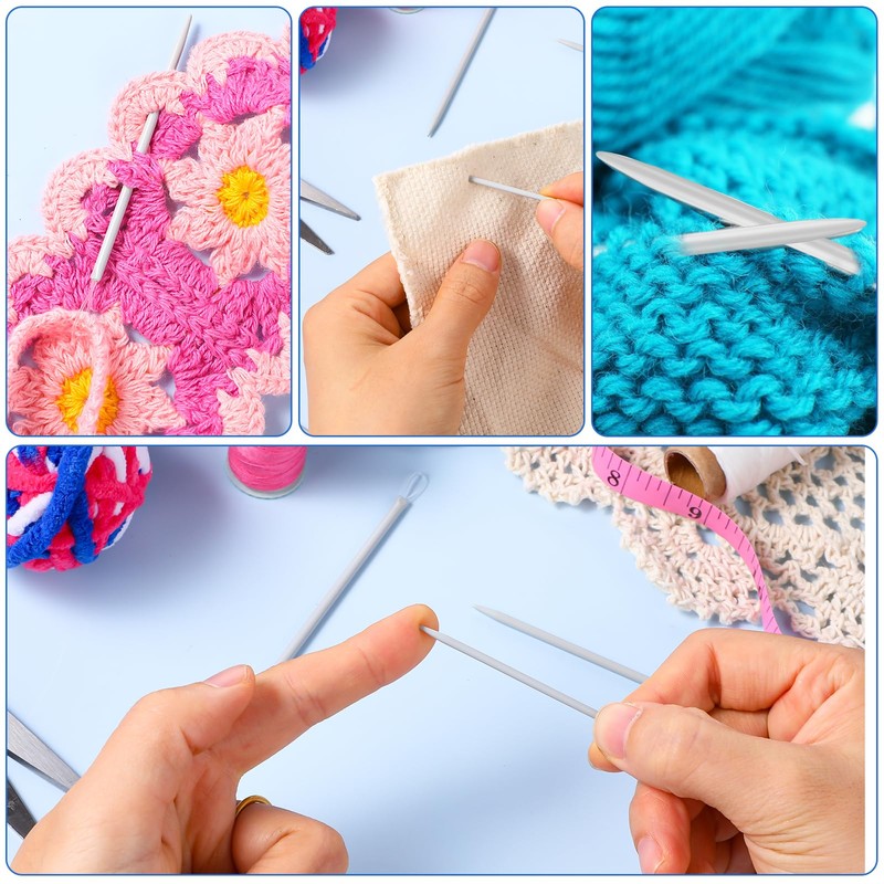 Molain 6pc Yarn Needles - Tapestry, Darning, Blunt Eye with