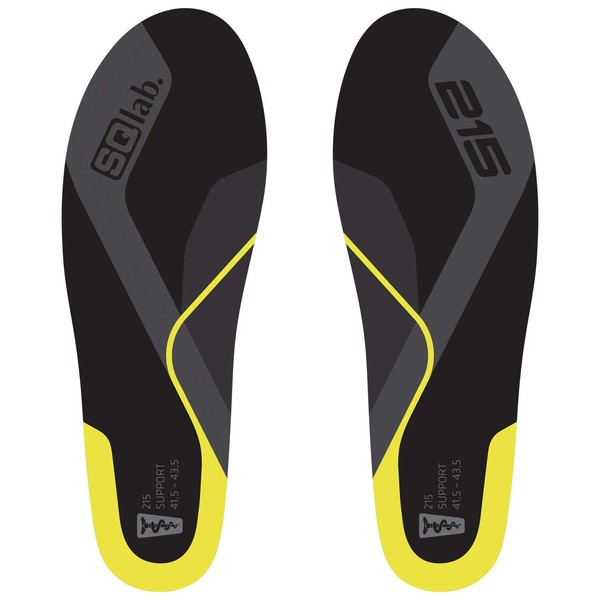 SQlab 215 Support Gold Mid Arch Cycling Shoe Insoles (M)