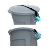SideArm by BinClaw – Heavy-Duty Trash Can Lock for Round