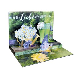 Pop up cards, Garden gnome.