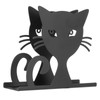 2pcs Metal Napkin Holder Innovative Hollow Out Cat Shape Paper