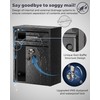 LAND·VOI Mailbox for Outside Wall Mount, Heavy Duty Rustproof, Anti-Theft