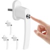 4 Window Lock with Button, Window Handles, Child Lock, Length