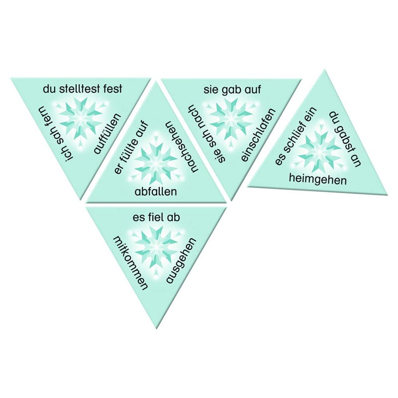 SchubiTrix® Separable Verbs (Presence and Präteritum) | Wiemann Teaching Aid