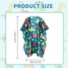 Katyjun Children's Hairdressing Cape, Dinosaur Cutting Cape, Hairdresser, Green