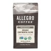 Allegro Coffee Organic Continental Blend Whole Bean Coffee, 12 oz