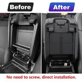 SDPVorn Hidden Storage for Jeep Wrangler JL JLU 2018-2023 2024 Center Console Organizer Armrest Hidden Storage Box Secret Compartment for Wrangler JL Accessories 2024