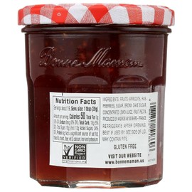 Bonne Maman 100% All-Natural Apricot Raspberry Preserves, 13 oz
