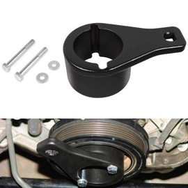 Yoursme for Toyota/Lexus Crankshaft Damper Pulley Holding Holder Harmonic Tool with 2PCS Crank Bolts Fits 3.0 L6, 3.0 V6, 3.3 V6, 4.0 V8, 4.3 V8, 4.7 V8 Engine
