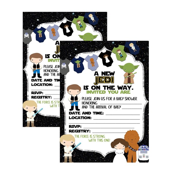 Silly Goose Gifts Epic Party From A Galaxy Far Far Away Supply (Baby Shower Invite)