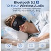 LC-dolida Bluetooth Sleep Mask with White Noise，Sleep Headphones,Bluetooth Wireless Music