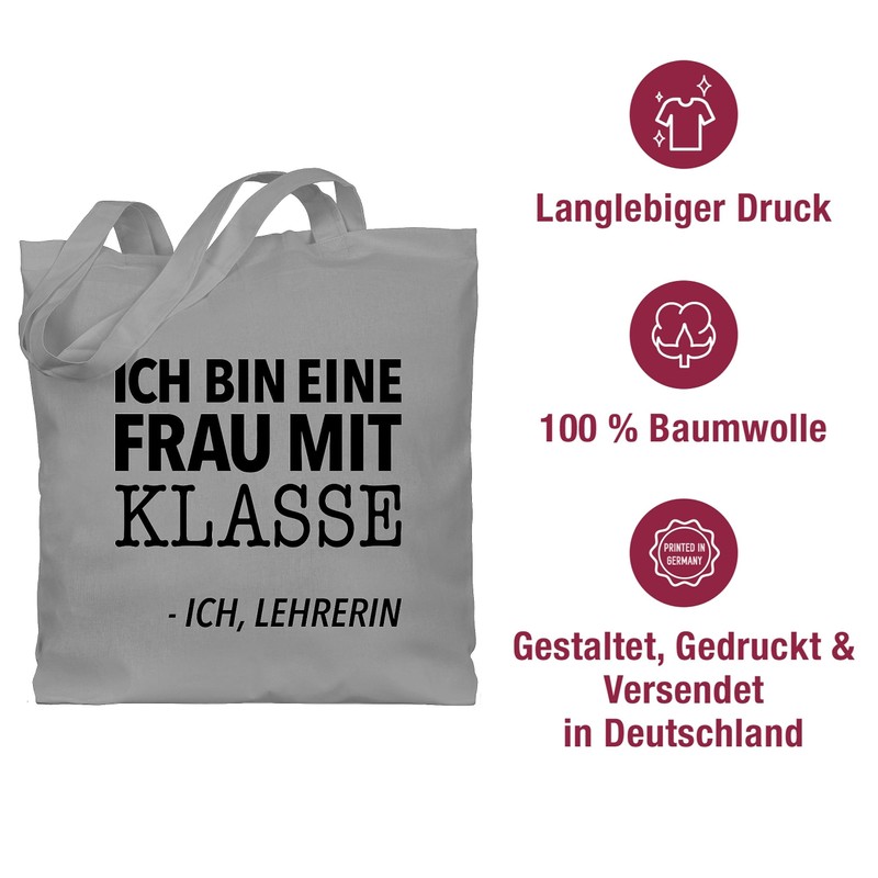 Shirtracer - Cotton Bag - Bags - Ich bin eine