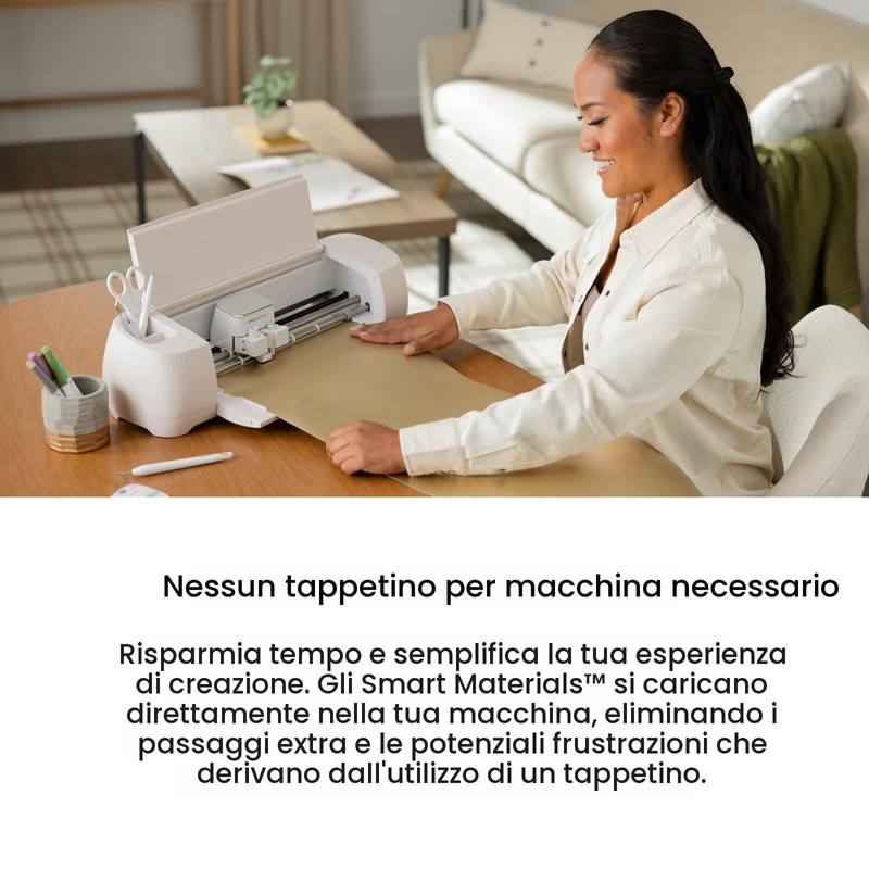 Cricut Smart Vinyl - Vinile permanente, nero, 24,1 cm x