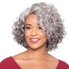 Foxy Silver (Martina - Synthetic Lace Part Wig in 4