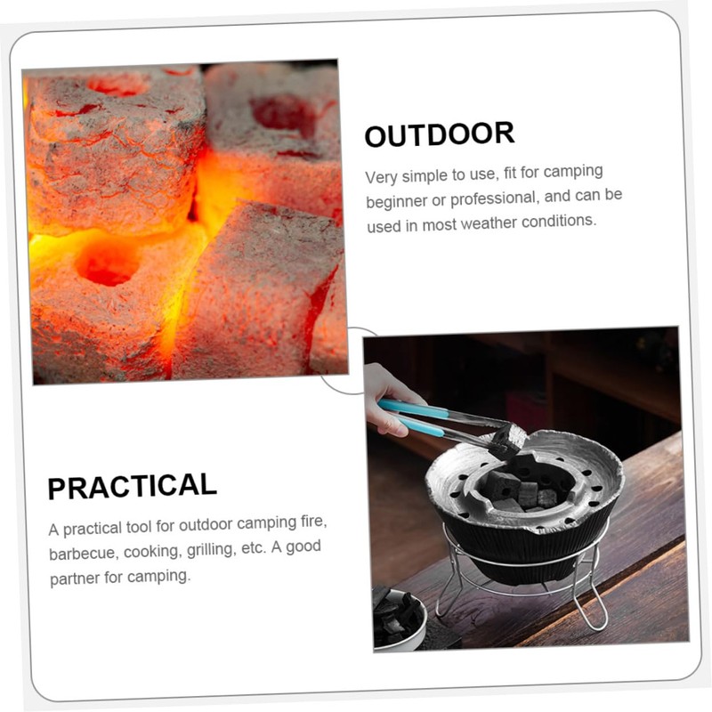 IWOWHERO 1bag Bamboo Charcoal Tablets for Camping Charcoal for BBQ