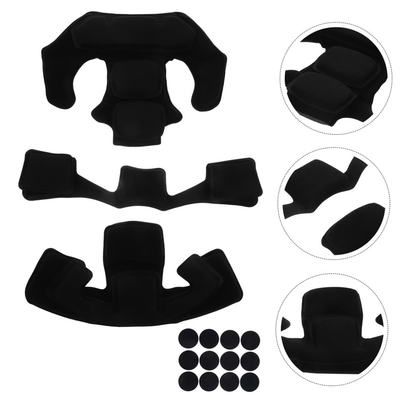 Kisangel Helmet Replacement Sponge Padding Kit Explosion Helmet Pads for