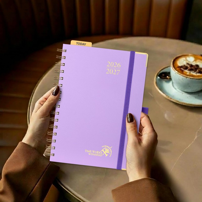 POPRUN 2026-2027 Academic Diary A5 Week to View (26.5x21.5 cm)