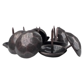 Sidco Supply 50 Pack - Iron Clavos - Decorative Nails 1 inch - Upholstery Tacks - Antique Accent - Clavos - for Wood Home Improvement, Farmhouse Shutters, Barn Door, Furniture Nails