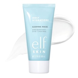 e.l.f. Holy Hydration Sleep, Ultra-Hydrating Dual-Use Face Mask, Replenishes  Nourishes Dry Skin for a Plumped up Complexion, White, 2.7 Fl Oz, 80 ml 