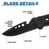 TOPOINT Folding Pocket Knives, EDC with Seatbelt Cutter,Glass Breaker, Bottle