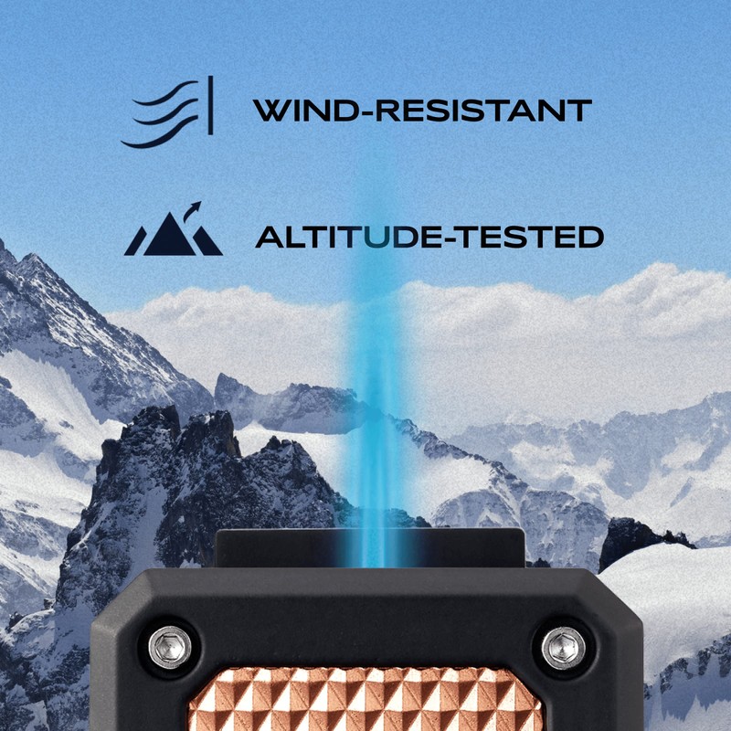 Colibri Rally Single Jet Flame Butane Lighter, Windproof & Refillable,