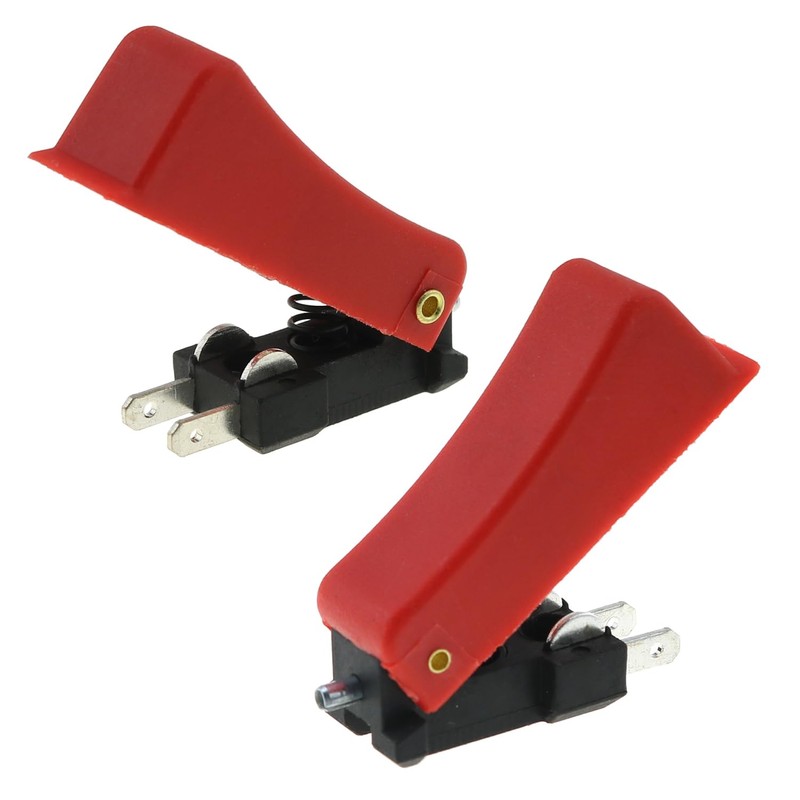 LUORNG 6PCS Torch Trigger Switch High Sensitivity Trigger Switch Red