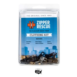 Zipper Rescue Zipper Rescue Zipper Repair Kits C The Original Zipper Repair Kit, Made in America Since 1993 (Clothing)