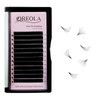 Oreola Self-Fanning Eyelash Accessories, Soft Volume Eyelash Extension, Matte Black