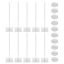 PATIKIL 180mm Perforated Insulation Pins with Round Washer,50 Sets 2in Insulating Nails Wall Plug for Fixing Foam Boards to Wall or Ceiling