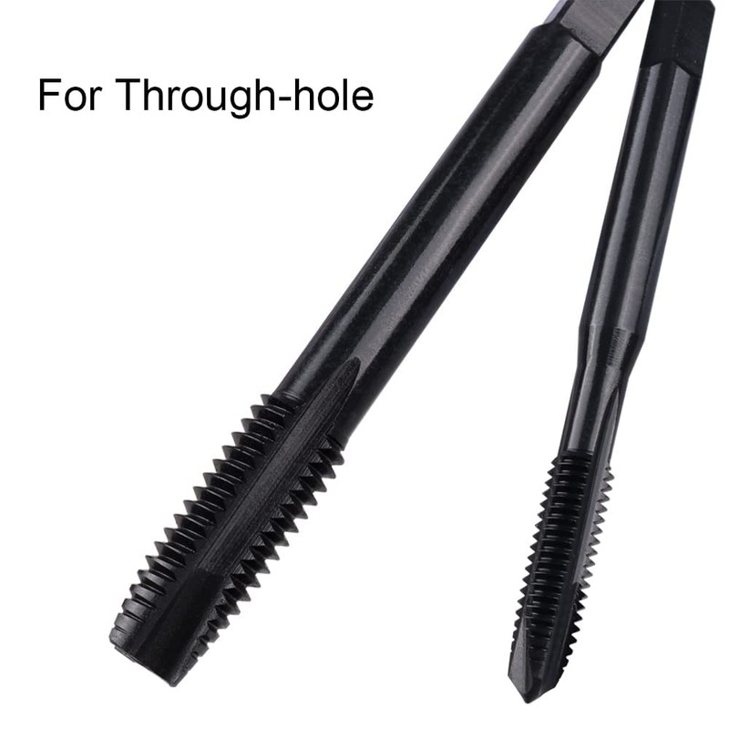 Gasea 7pcs Spiral Point Tap Set Nitriding Coated HSS 6542