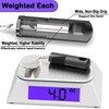 PKPKAUT Adaptive Utensils for Parkinsons Patients Elderly, Weighted Utensils for