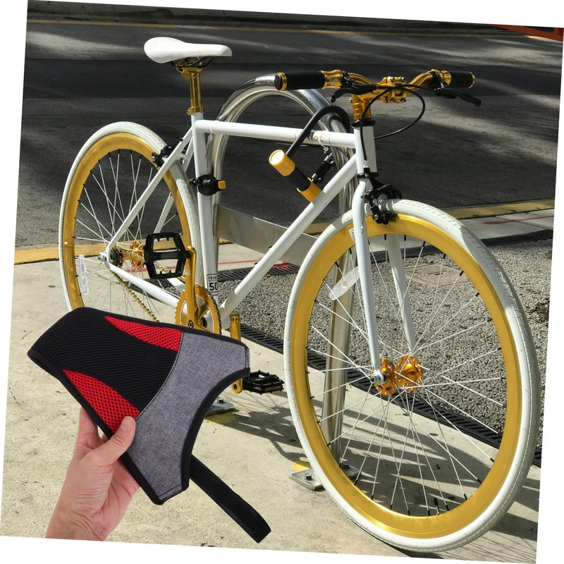 Mikinona Bike Sweat Guard Absorbent Denim Sweat Net for Indoor