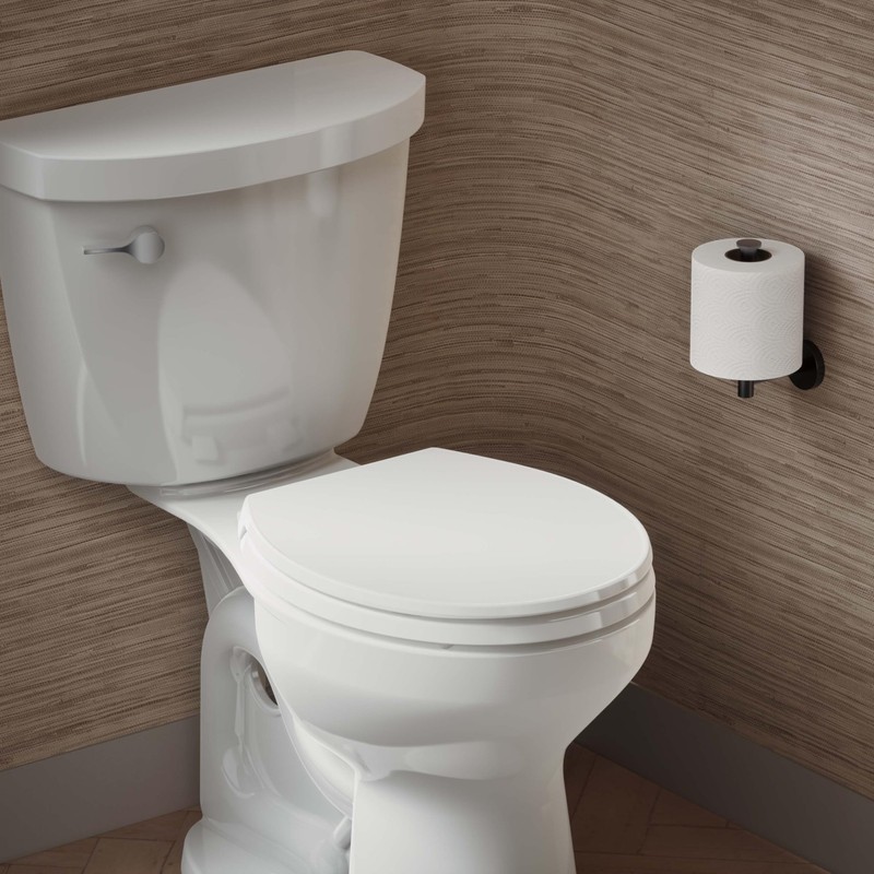 Border Round Closed-Front Toilet Seat with Soft Close and Quick