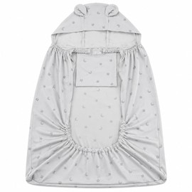 Topcharme Baby Cape with Cooling Sensation, for Summer, UV Protection, UPF 50+, Cooling, Stroller Cape, Sunshade, Windproof, Includes Ice Pack Pocket, Storage Pocket, Lightweight, Compatible with Baby