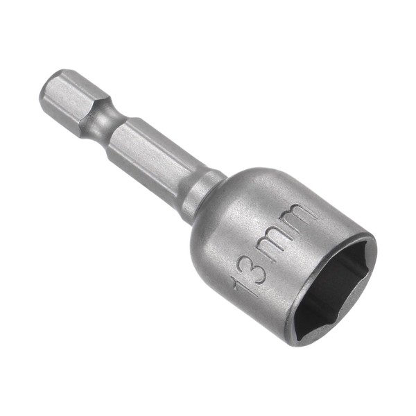 CoCud Quick-Change Nut Setter Driver Bit, 13mm Metric 48mm Length