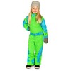 Tipsy Elves Snow Glow Neon Green and Blue Ski Suit