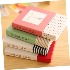 SHOWERORO Stationery Kit Notebook in Pastel Pad Fruit Stickers Stickybookmark for School Office Random Color