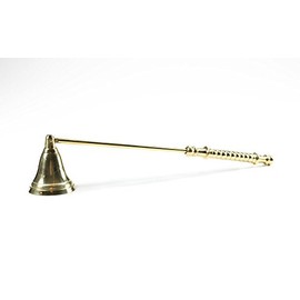 Zap Impex Candle Snuffer Prime Golden Colored Plated Brass with Long Handle, 10 Inches
